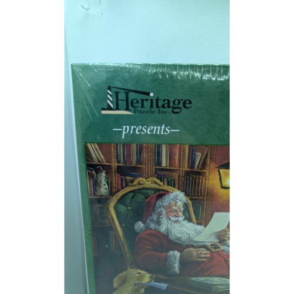 New sealed Heritage Jigsaw Puzzle Dear Santa 550 pieces 24" x 18" - Picture 4 of 9